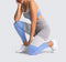 the keeper SET full length legging & crop colour block Blue